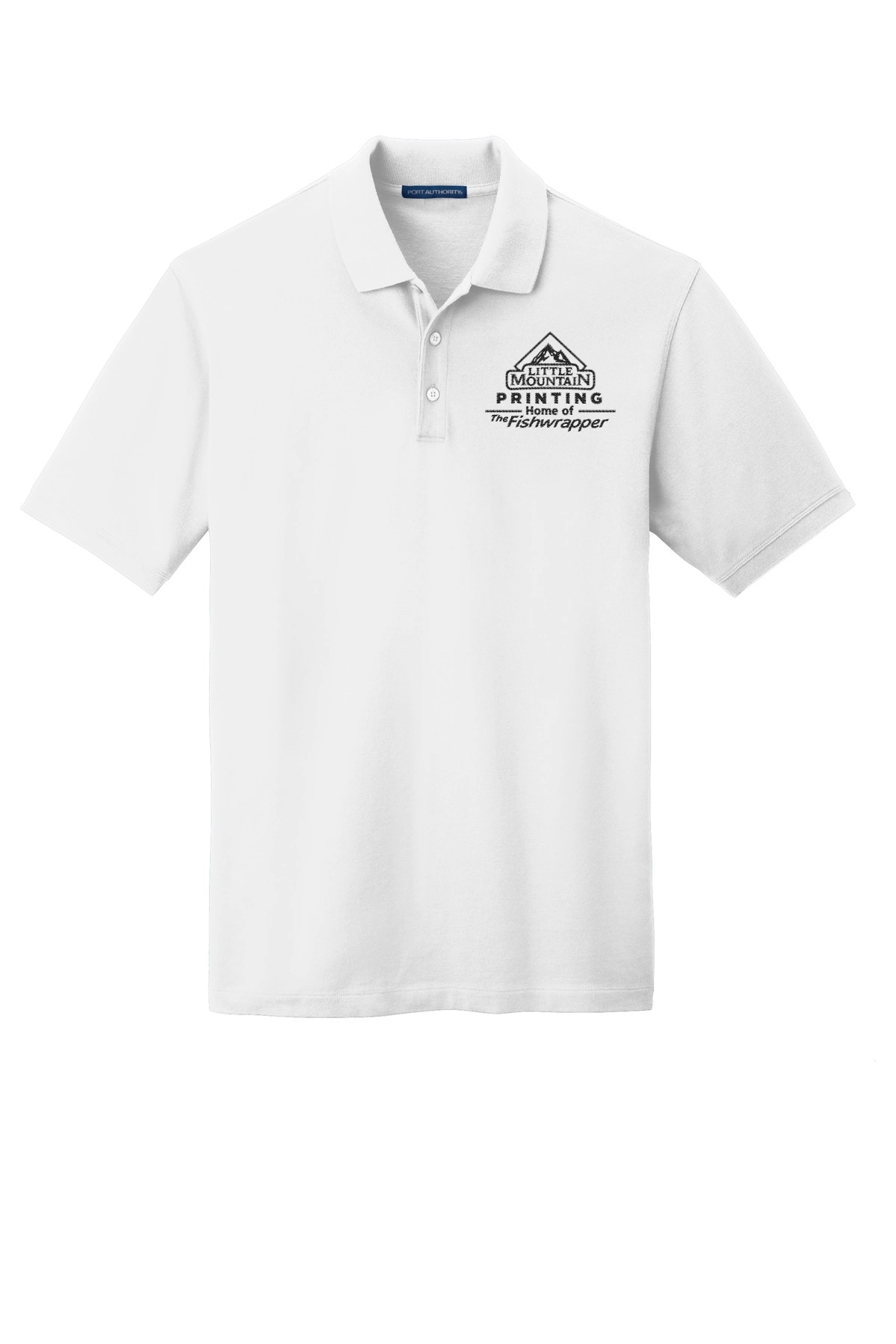 Variant Image for K8000 - Port Authority® EZCotton® Polo. - LMP - 1 Color - Black - Website Little Mountain Printing
