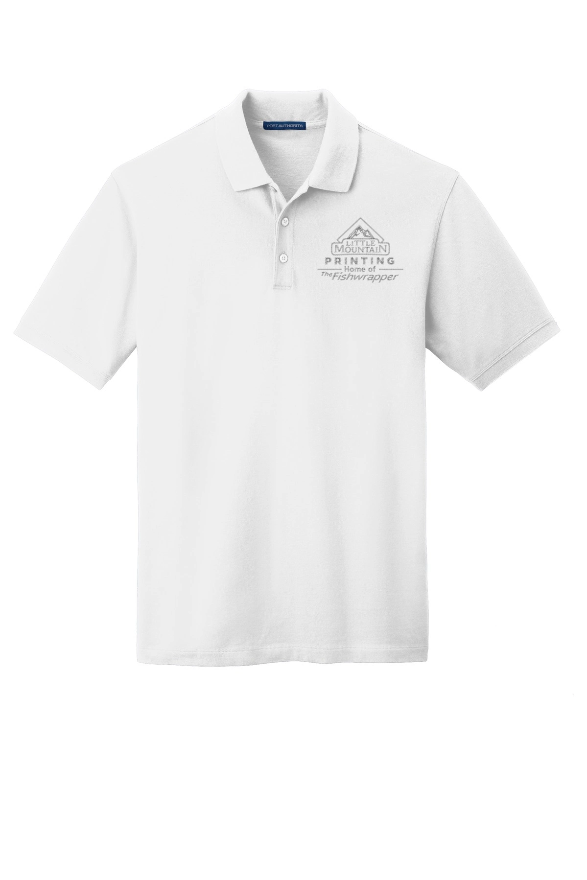 Variant Image for K8000 - Port Authority® EZCotton® Polo. - LMP - 1 Color - Two Tone - Website Little Mountain Printing