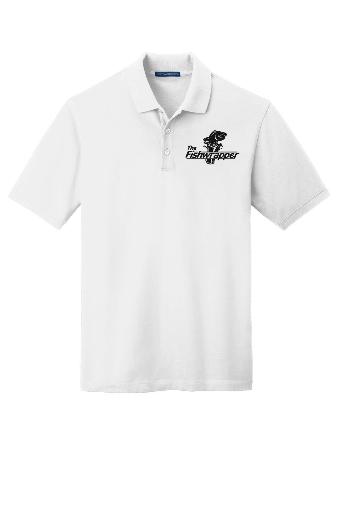 Variant Image for K8000 - Port Authority® EZCotton® Polo. - FW - 1 Color Black - Website Little Mountain Printing