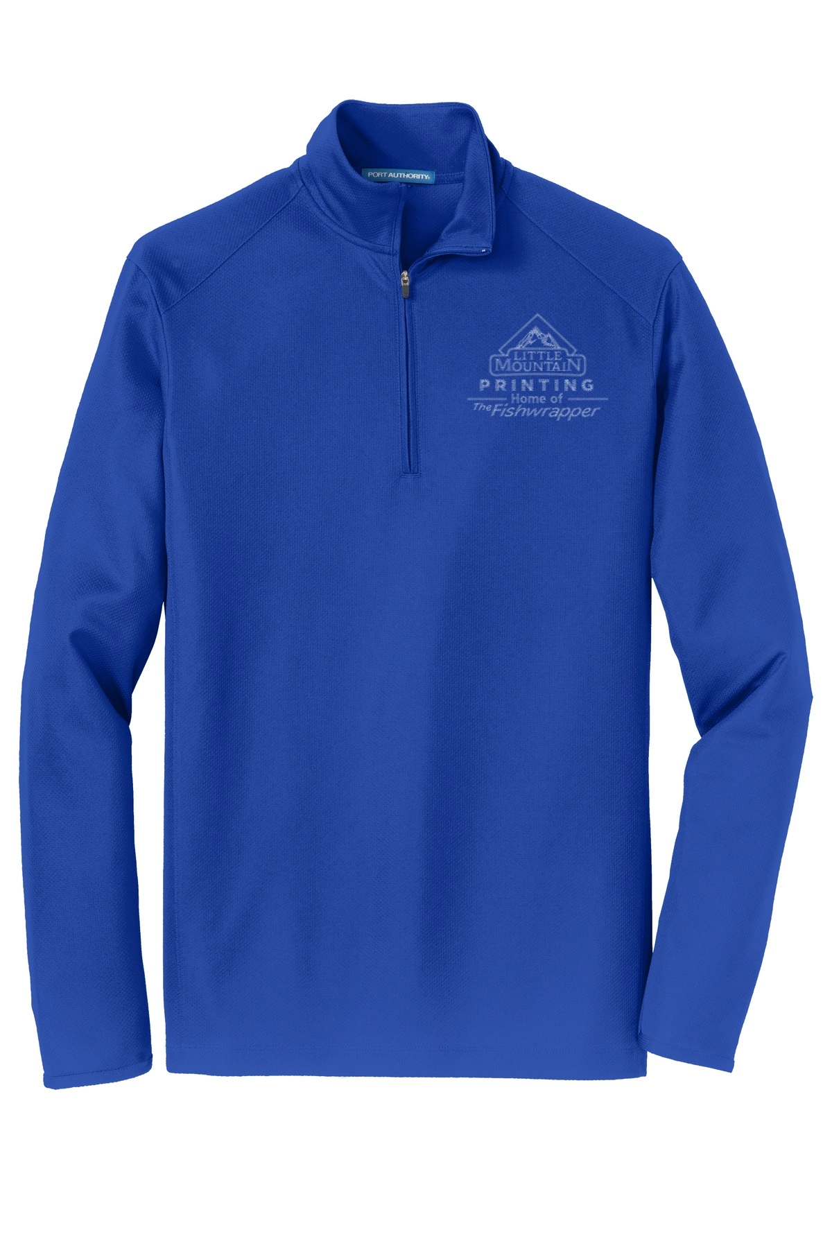 Variant Image for K806 - Port Authority® Pinpoint Mesh 1/2-Zip - LMP - 1 Color - Two Tone - Website Little Mountain Printing