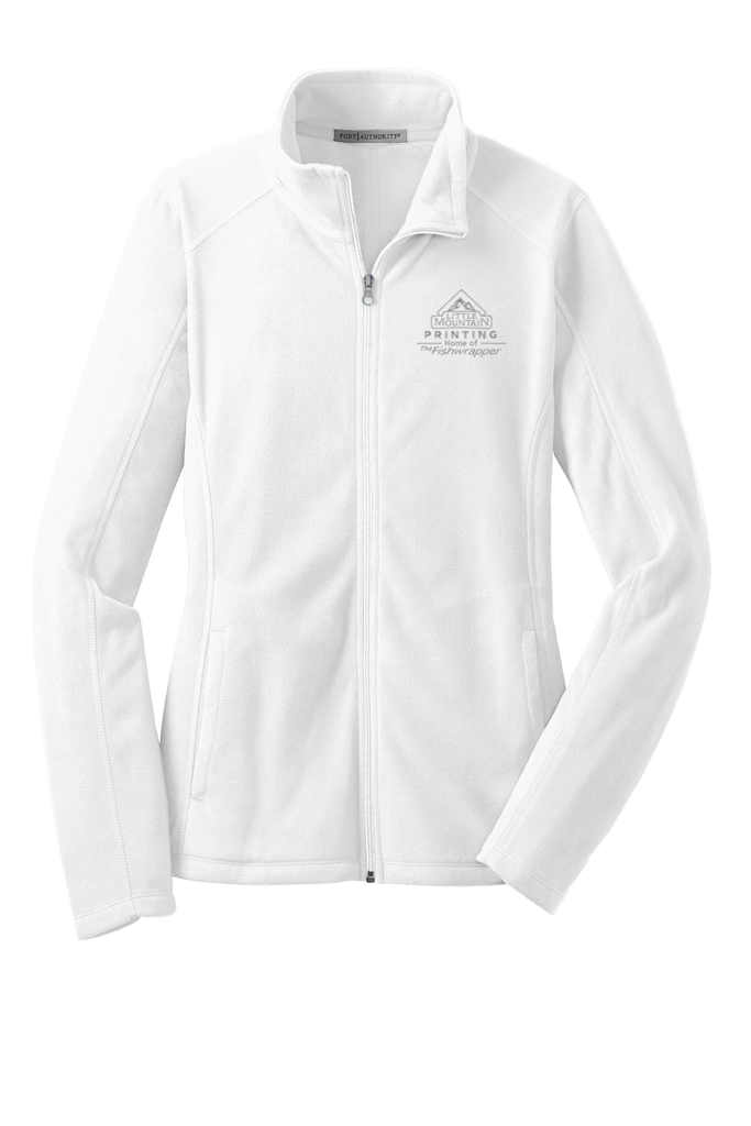 Variant Image for L223 - Port Authority® Ladies Microfleece Jacket. - LMP - 1 Color - Two Tone - Website Little Mountain Printing