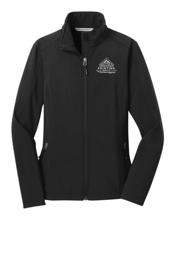 Variant Image for L317 - Port Authority® Ladies Core Soft Shell Jacket. - LMP - 1 Color - White - Website Little Mountain Printing