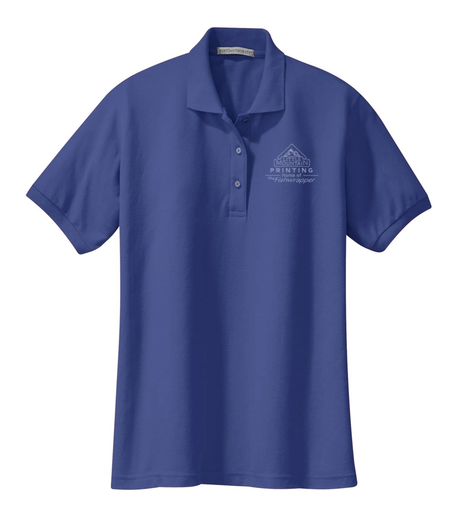 Variant Image for L500  - Port Authority® Women's Silk Touch™ Polo - LMP - 1 Color - Two Tone - Website Little Mountain Printing