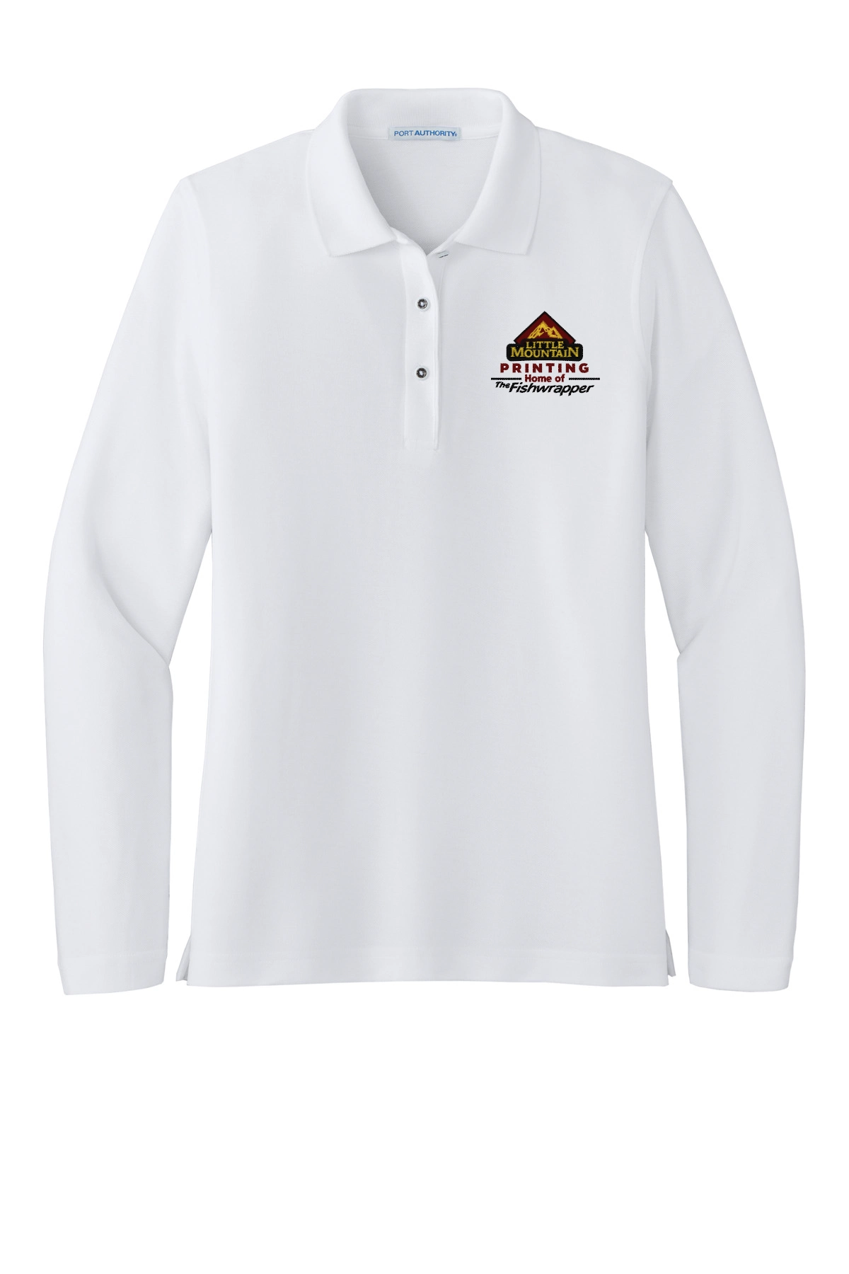 Variant Image for L500LS  - Port Authority® Women's Silk Touch™ Long Sleeve Polo - LMP - 3 Color - Maroon,Black,Gold - Website Little Mountain Printing