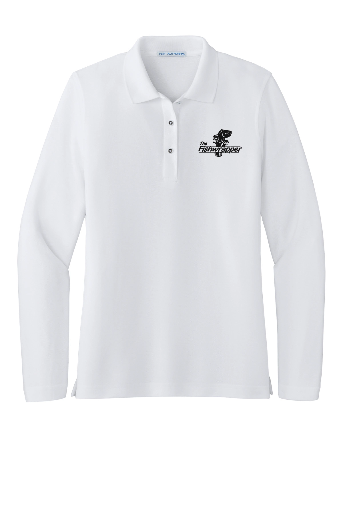 Variant Image for L500LS  - Port Authority® Women's Silk Touch™ Long Sleeve Polo - FW - 1 Color Black - Website Little Mountain Printing