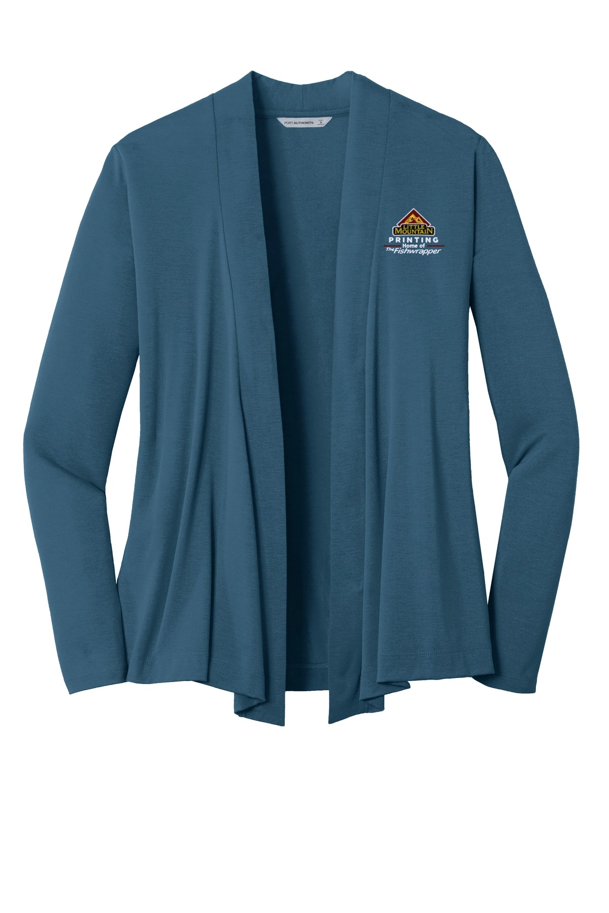 Variant Image for L5430 - Port Authority® Ladies Concept Open Cardigan. - LMP - 3 Color - Maroon,White,Gold - Website Little Mountain Printing