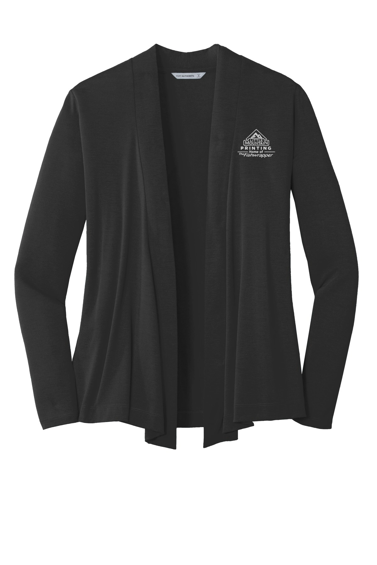 Variant Image for L5430 - Port Authority® Ladies Concept Open Cardigan. - LMP - 1 Color - White - Website Little Mountain Printing