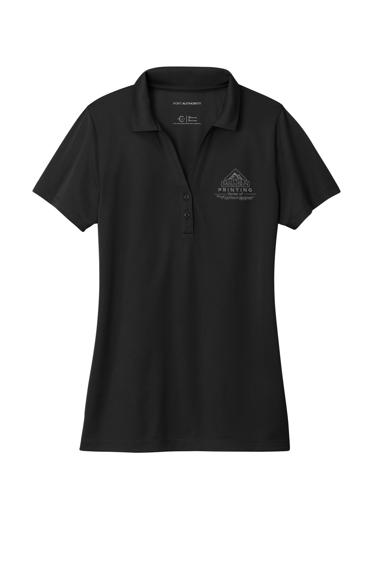 Variant Image for LK863  - Port Authority® Women's C-FREE® Performance Polo - LMP - 1 Color - Two Tone - Website Little Mountain Printing