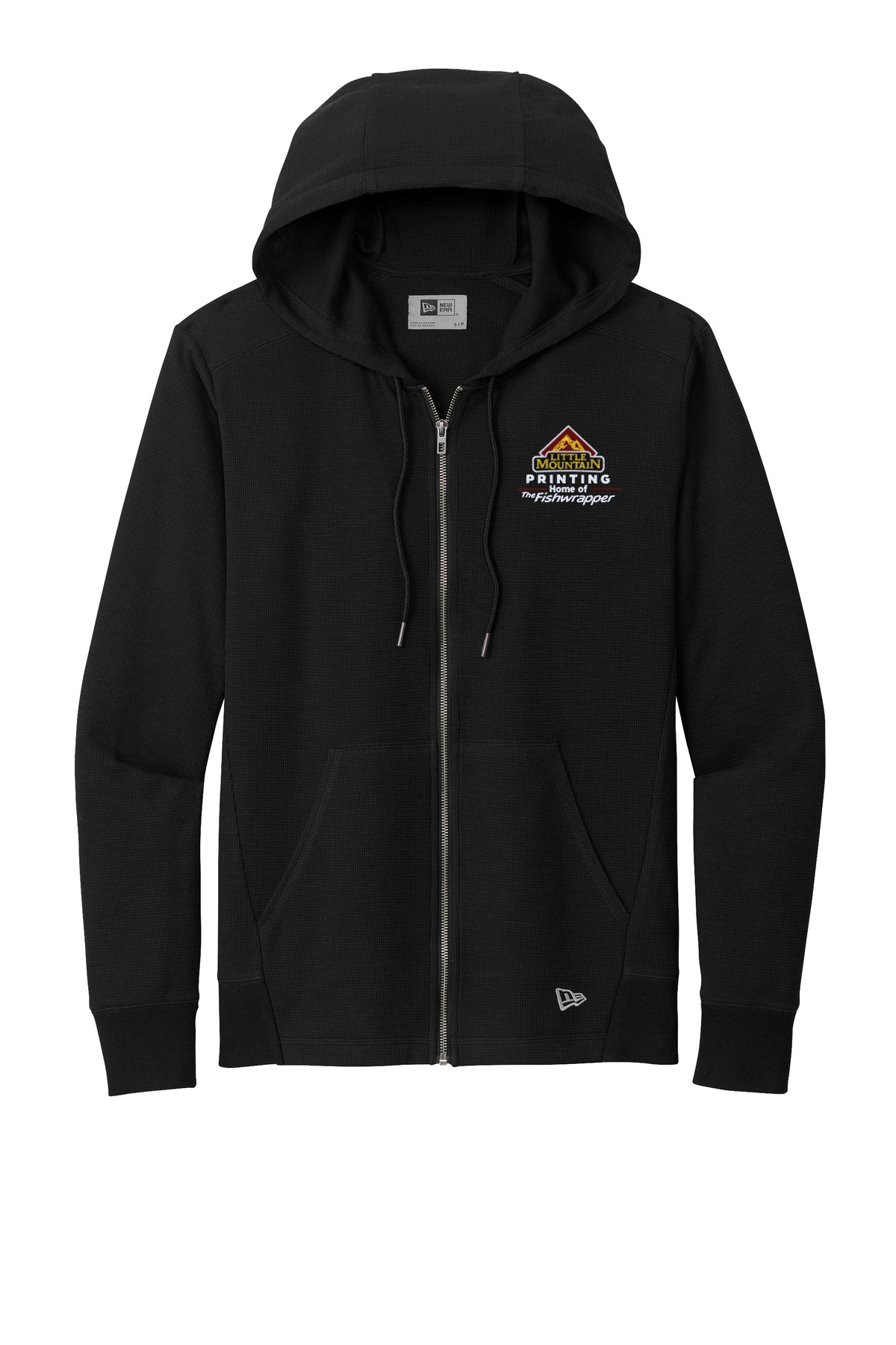 Variant Image for NEA141 - New Era® Thermal Full-Zip Hoodie - LMP - 3 Color - Maroon,White,Gold - Website Little Mountain Printing