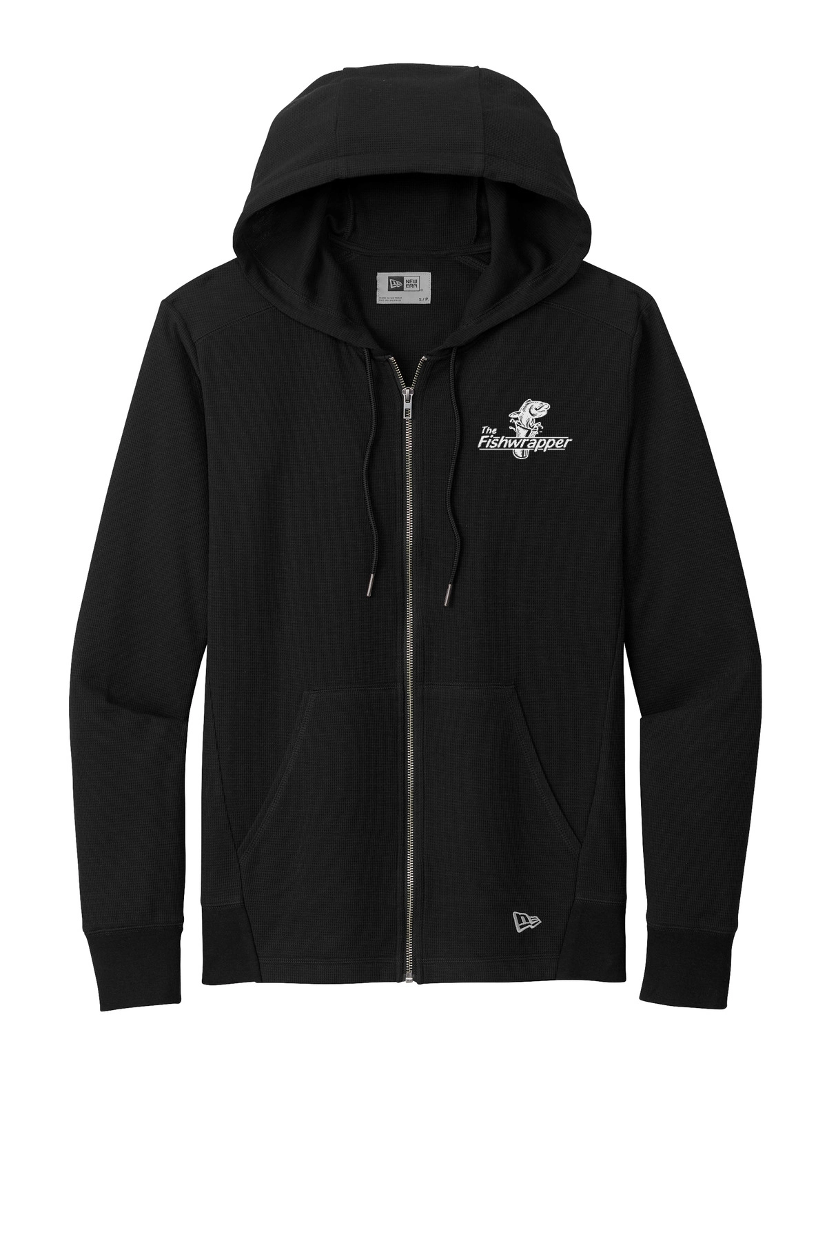 Variant Image for NEA141 - New Era® Thermal Full-Zip Hoodie - FW - 1 Color White - Website Little Mountain Printing