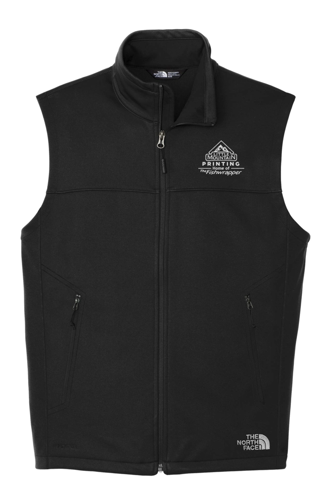 Variant Image for NF0A3LGZ  - The North Face® Ridgewall Soft Shell Vest - LMP - 1 Color - White - Website Little Mountain Printing