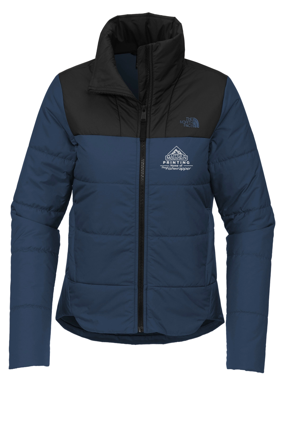 Variant Image for NF0A7V6K  - The North Face ® Women's Chest Logo Everyday Insulated Jacket - LMP - 1 Color - White - Website Little Mountain Printing