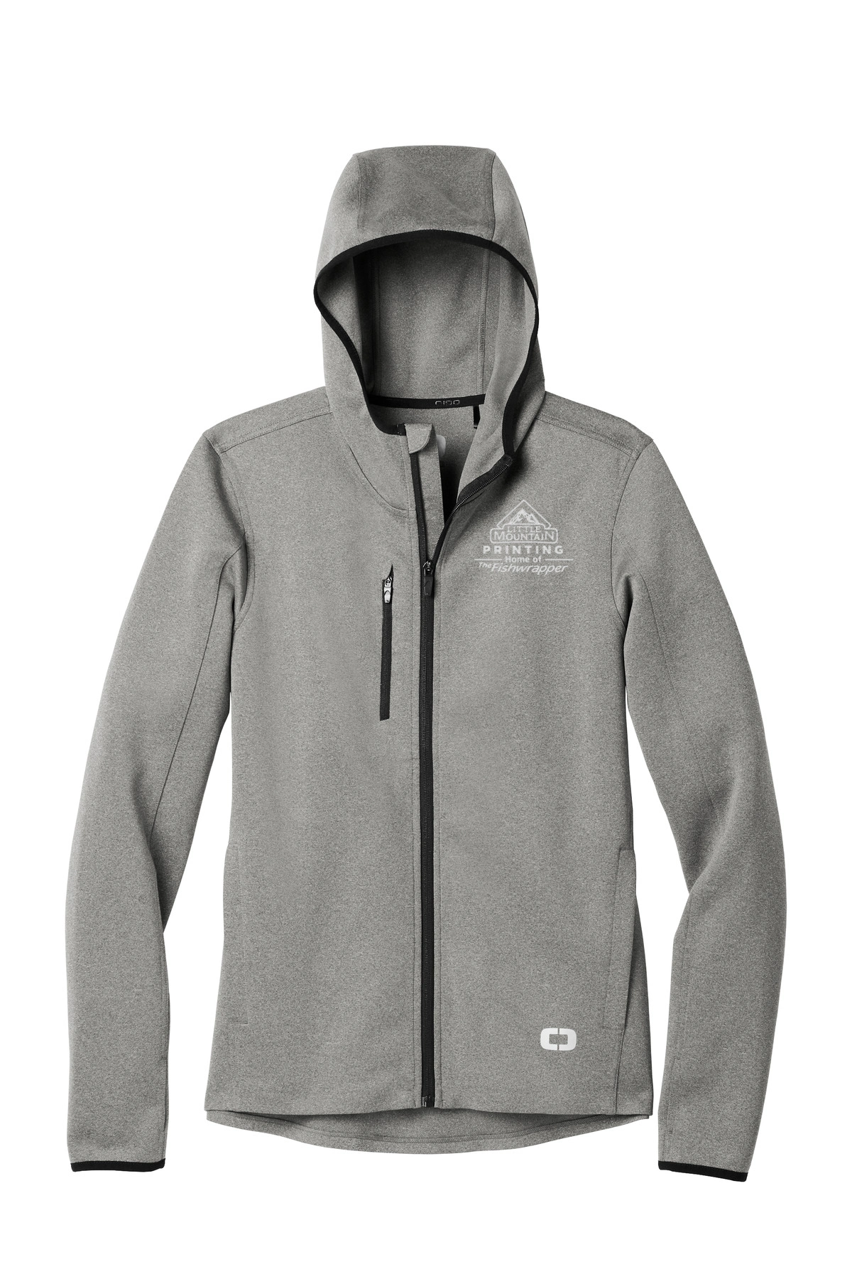 Variant Image for OE728 - OGIO ® ENDURANCE Stealth Full-Zip Jacket. - LMP - 1 Color - White - Website Little Mountain Printing