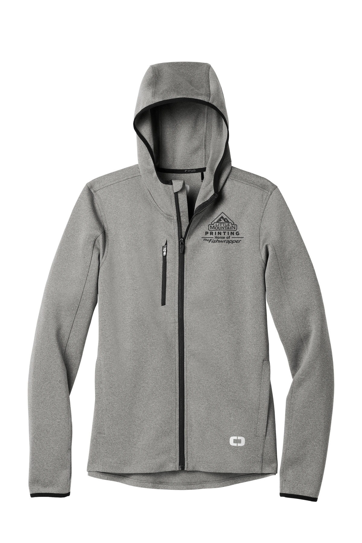 Variant Image for OE728 - OGIO ® ENDURANCE Stealth Full-Zip Jacket. - LMP - 1 Color - Black - Website Little Mountain Printing