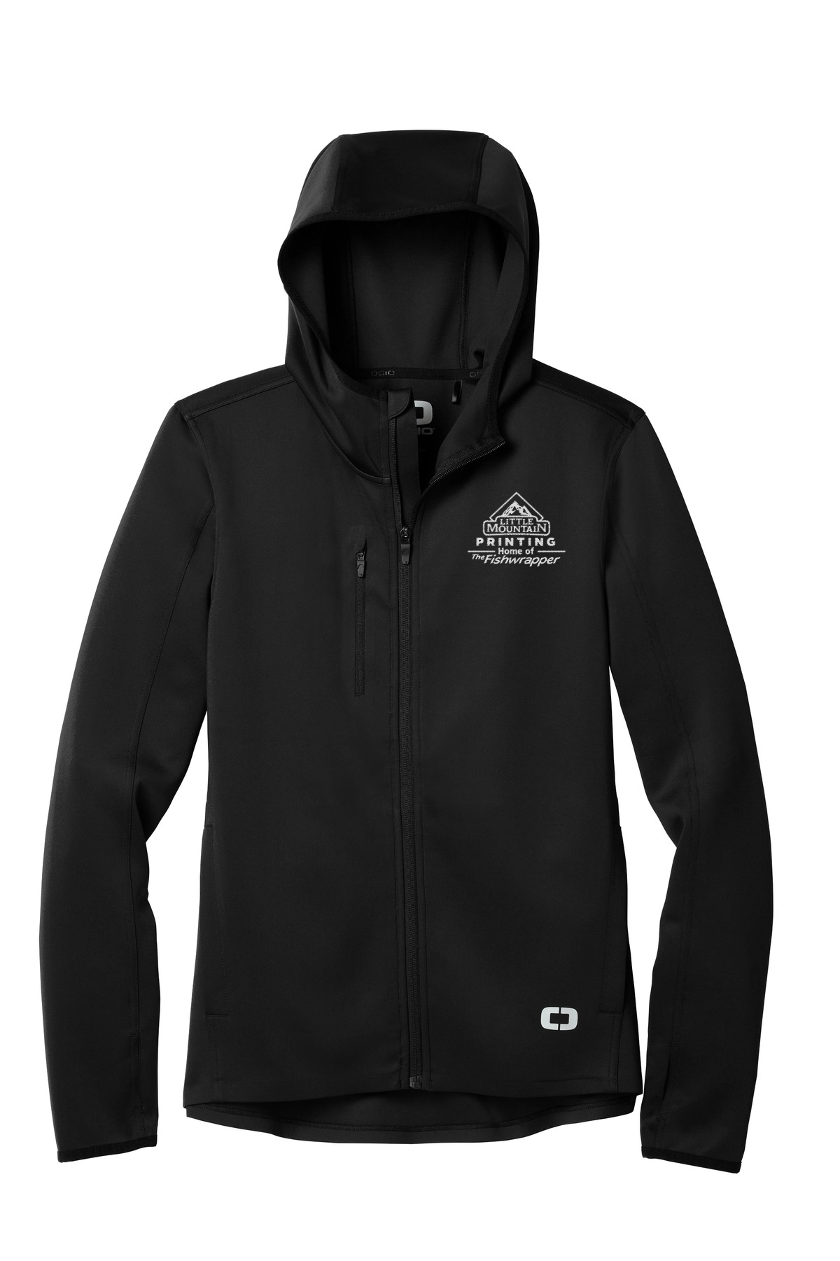 Variant Image for OE728 - OGIO ® ENDURANCE Stealth Full-Zip Jacket. - LMP - 1 Color - White - Website Little Mountain Printing