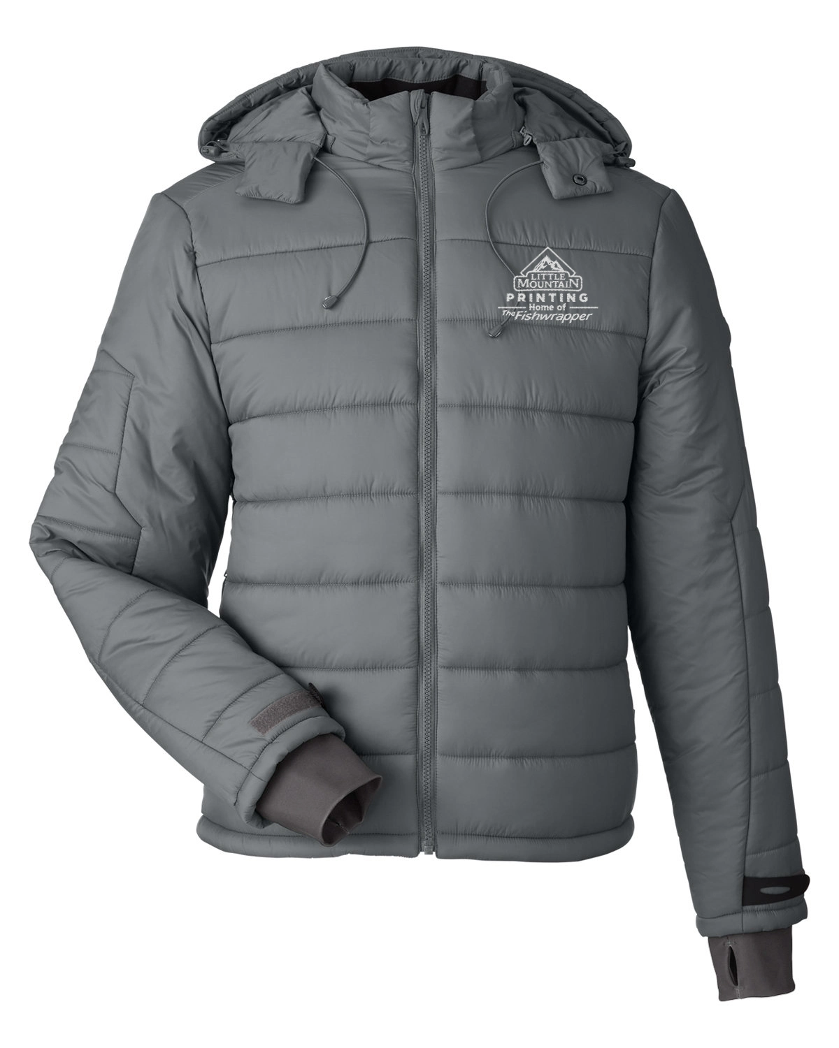 Variant Image for S17933 - Spyder Unisex Summit Challenger jacket - LMP - 1 Color - White - Website Little Mountain Printing