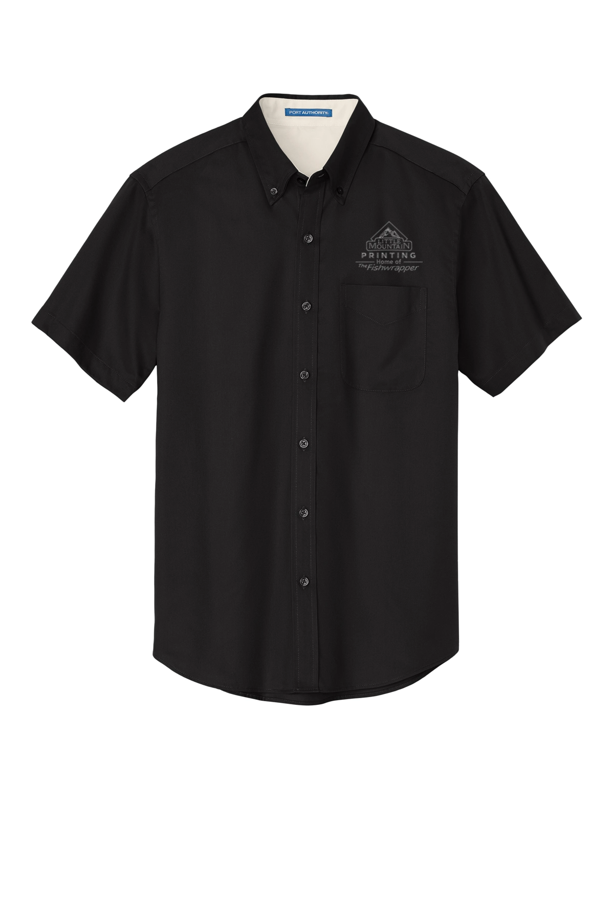Variant Image for S508 - Port Authority® Short Sleeve Easy Care Shirt - LMP - 1 Color - Two Tone - Website Little Mountain Printing