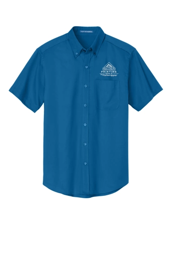 Variant Image for S508 - Port Authority® Short Sleeve Easy Care Shirt - LMP - 1 Color - White - Website Little Mountain Printing