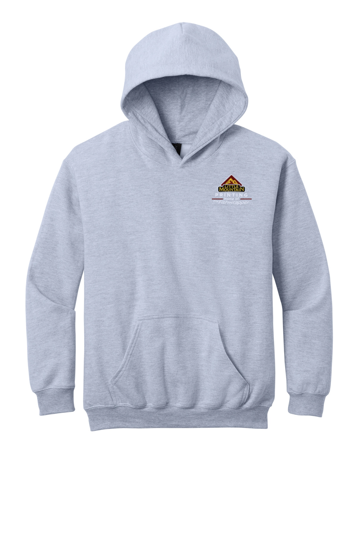 Variant Image for SF500B - Gildan® Youth Softstyle® Midweight Fleece Hoodie - LMP - 3 Color - Maroon,White,Gold - Website Little Mountain Printing