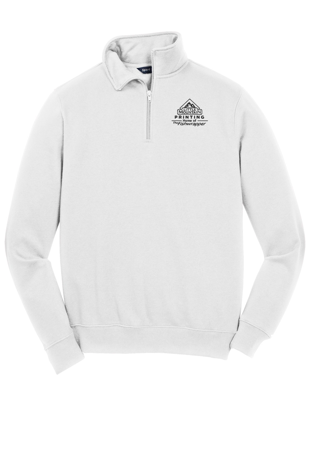 Variant Image for ST253 - Sport-Tek® 1/4-Zip Sweatshirt. - LMP - 1 Color - Black - Website Little Mountain Printing