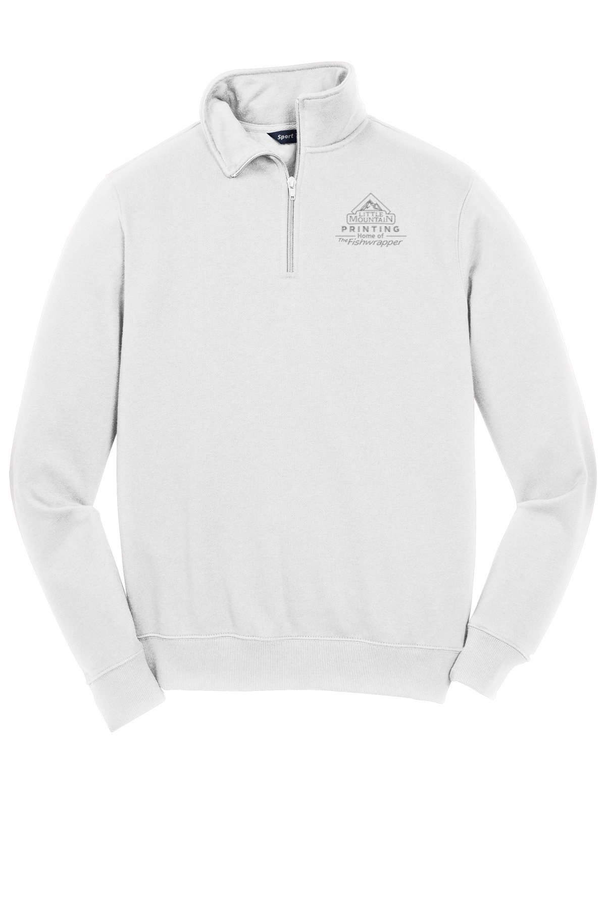 Variant Image for ST253 - Sport-Tek® 1/4-Zip Sweatshirt. - LMP - 1 Color - Two Tone - Website Little Mountain Printing