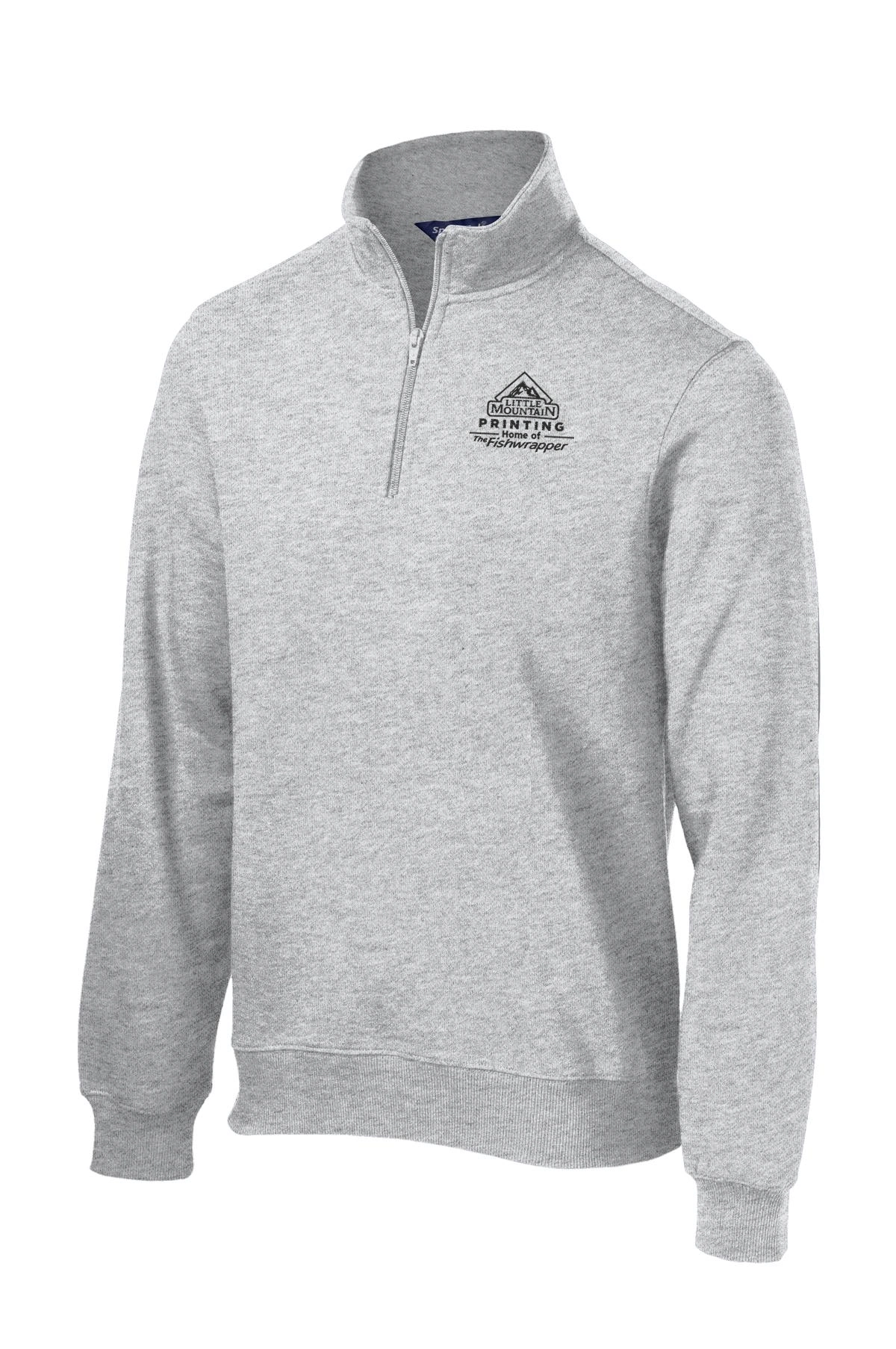 Variant Image for ST253 - Sport-Tek® 1/4-Zip Sweatshirt. - LMP - 1 Color - Black - Website Little Mountain Printing