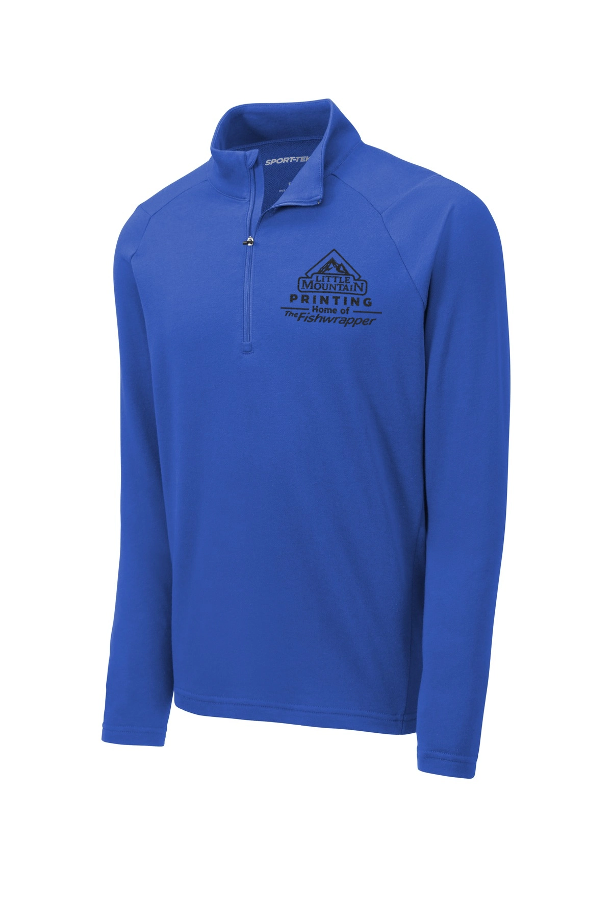 Variant Image for ST273 - Sport-Tek ® Lightweight French Terry 1/4-Zip Pullover. - LMP - 1 Color - Black - Website Little Mountain Printing