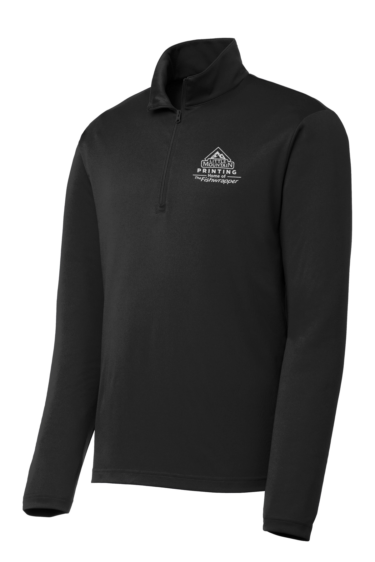 Variant Image for ST357 - Sport-Tek® PosiCharge® Competitor™ 1/4-Zip Pullover. - LMP - 1 Color - White - Website Little Mountain Printing