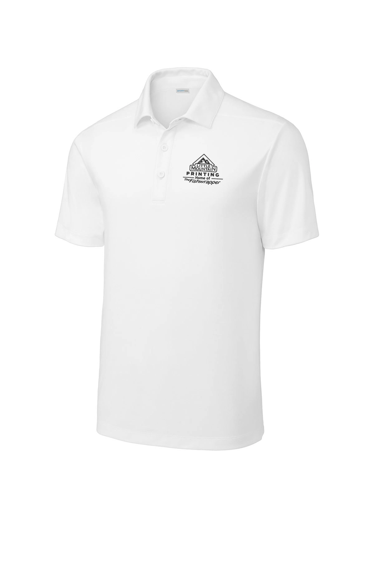 Variant Image for ST520 - Sport-Tek ®  Posi-UV™  Pro Polo. - LMP - 1 Color - Black - Website Little Mountain Printing