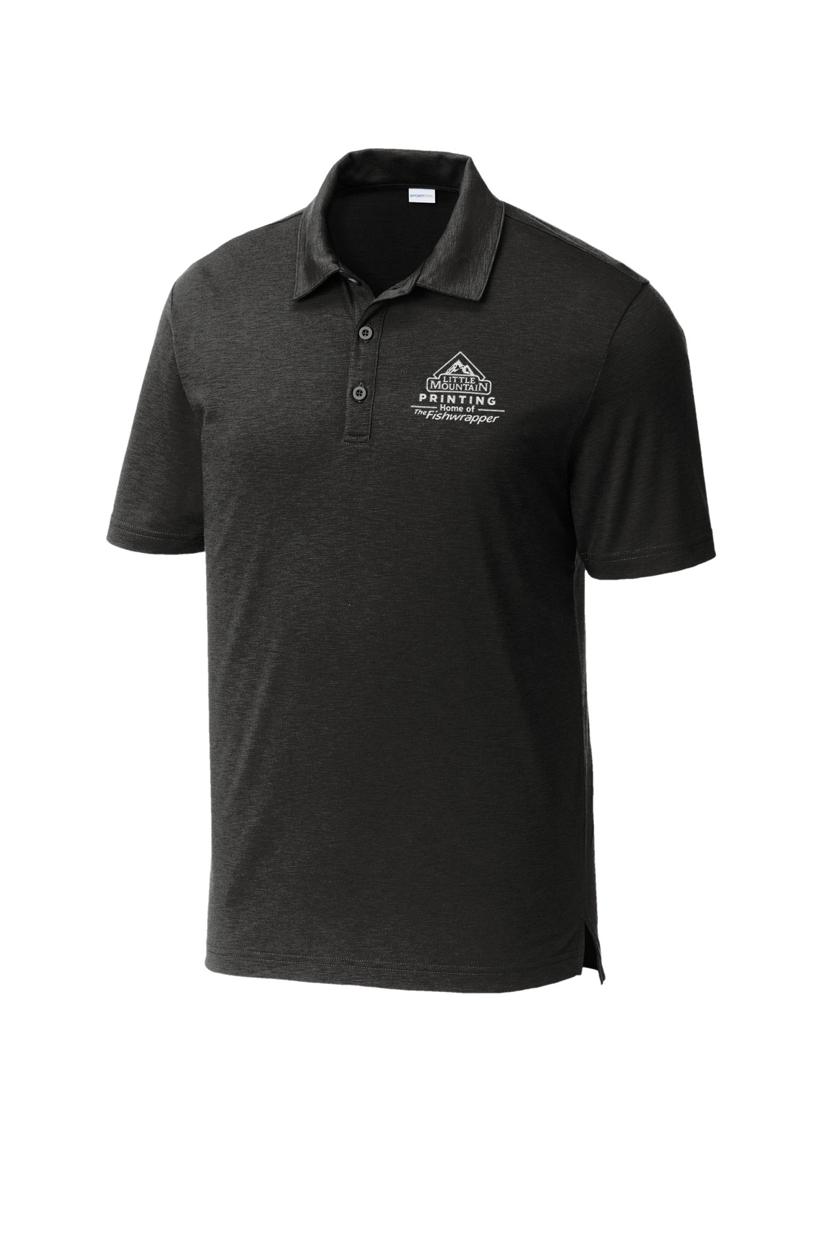Variant Image for ST530 - Sport-Tek ® PosiCharge ® Strive Polo - LMP - 1 Color - White - Website Little Mountain Printing