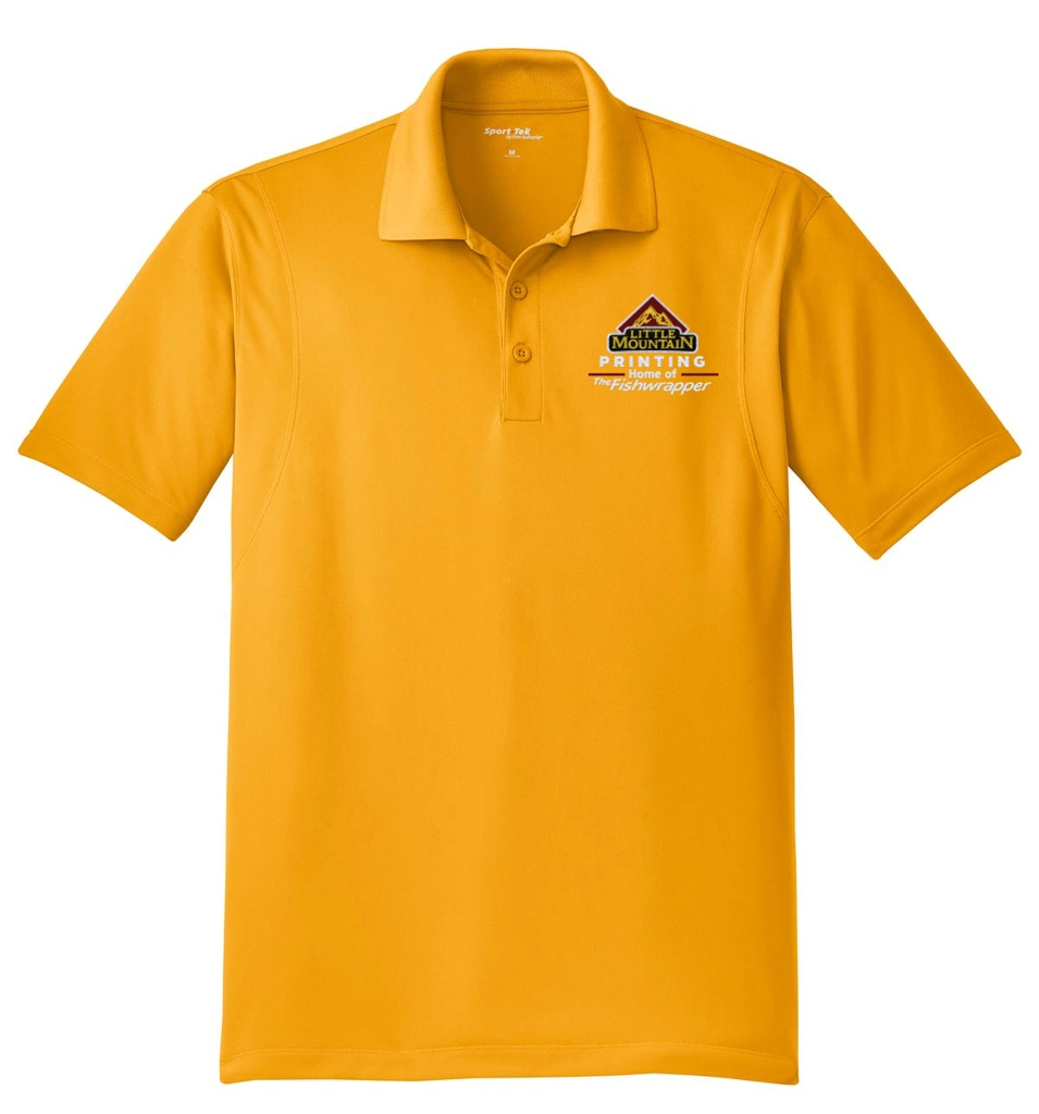 Variant Image for ST650 - Sport-Tek® Micropique Sport-Wick® Polo - LMP - 3 Color - Maroon,White,Gold - Website Little Mountain Printing