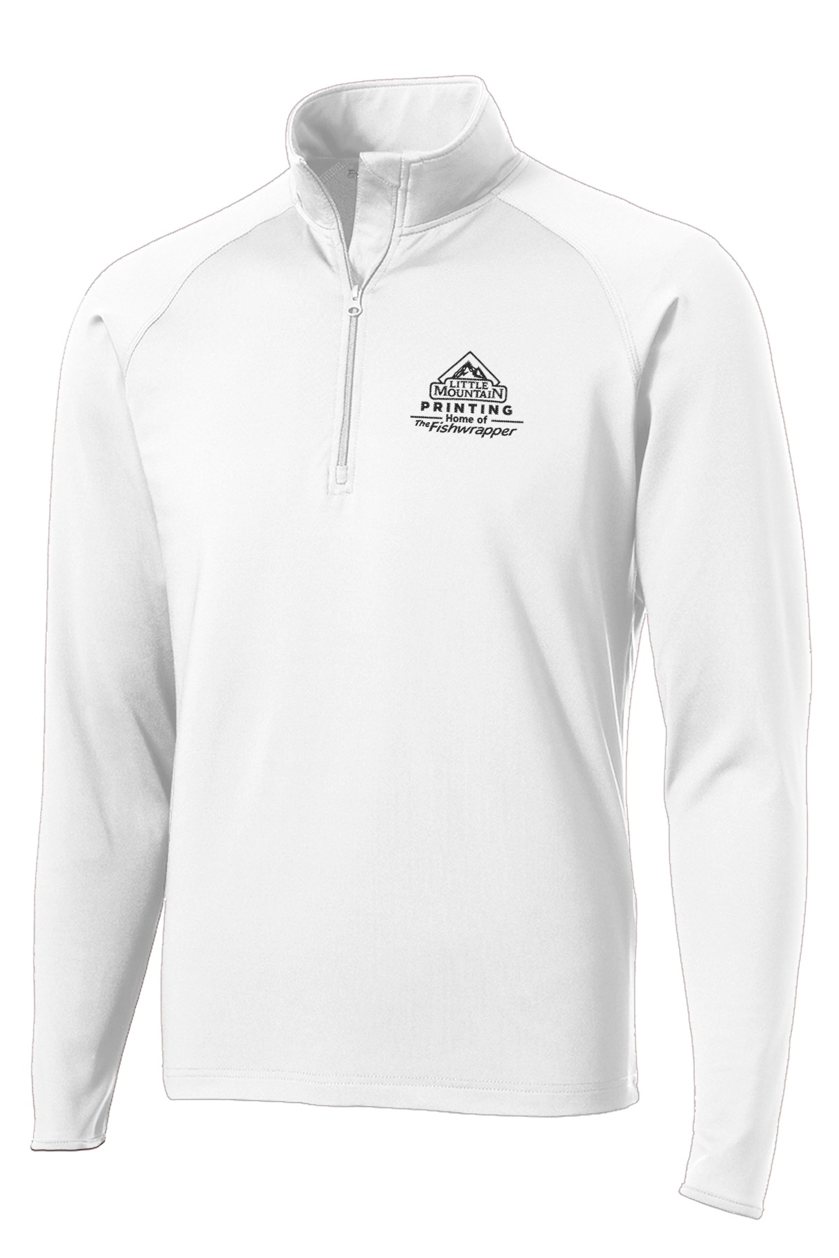 Variant Image for ST850 - Sport-Tek® Sport-Wick® Stretch 1/2-Zip Pullover. - LMP - 1 Color - Black - Website Little Mountain Printing