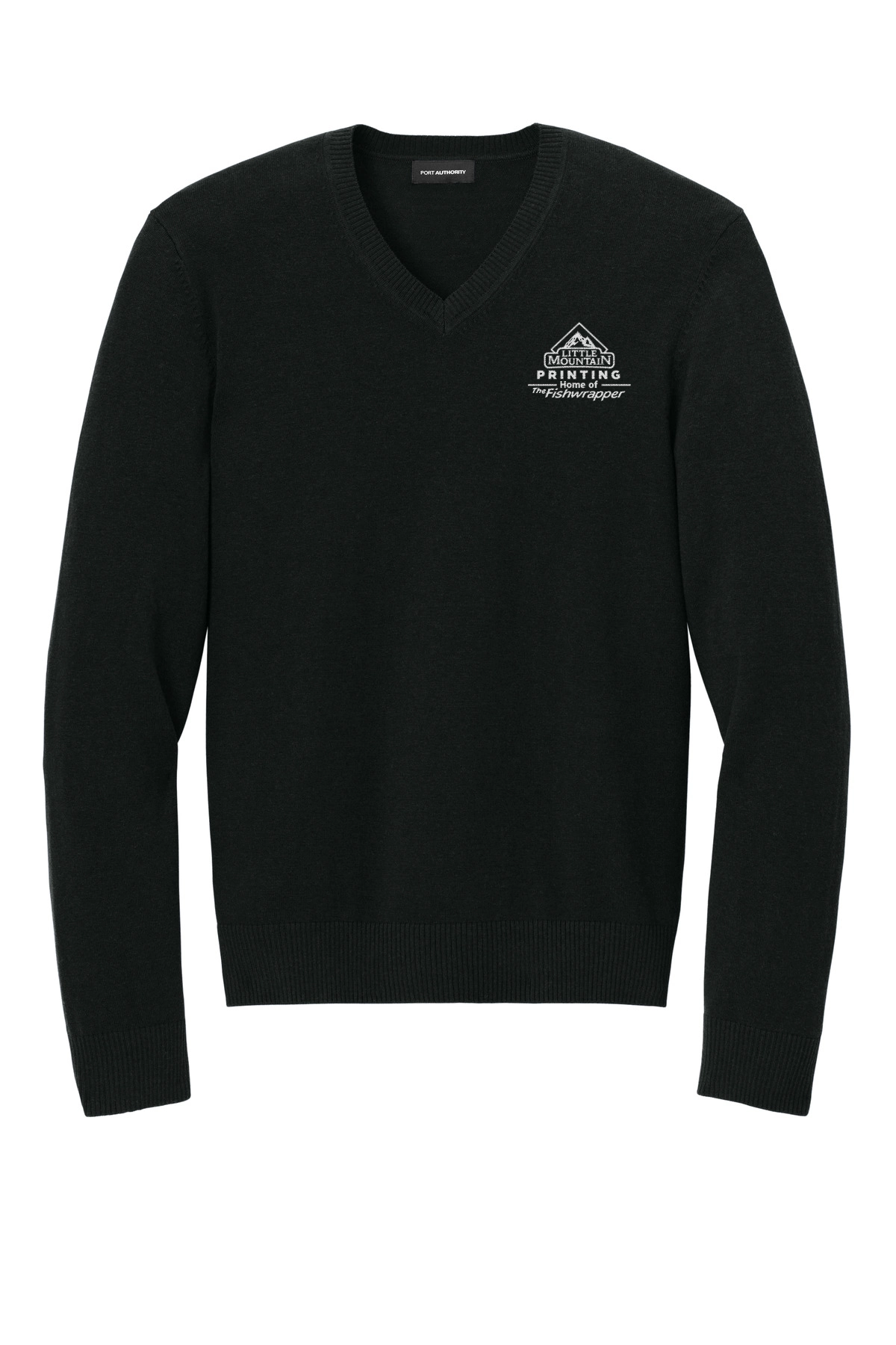 Variant Image for SW2850 - Port Authority® Easy Care V-Neck Sweater - LMP - 1 Color - White - Website Little Mountain Printing