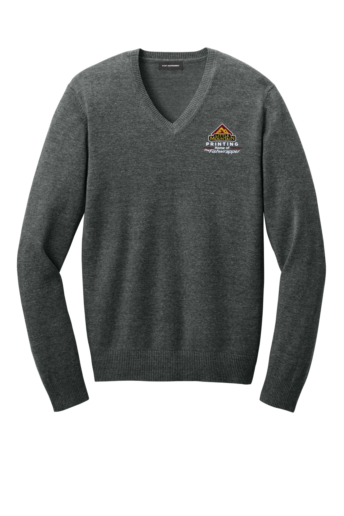 Variant Image for SW2850 - Port Authority® Easy Care V-Neck Sweater - LMP - 3 Color - Maroon,White,Gold - Website Little Mountain Printing