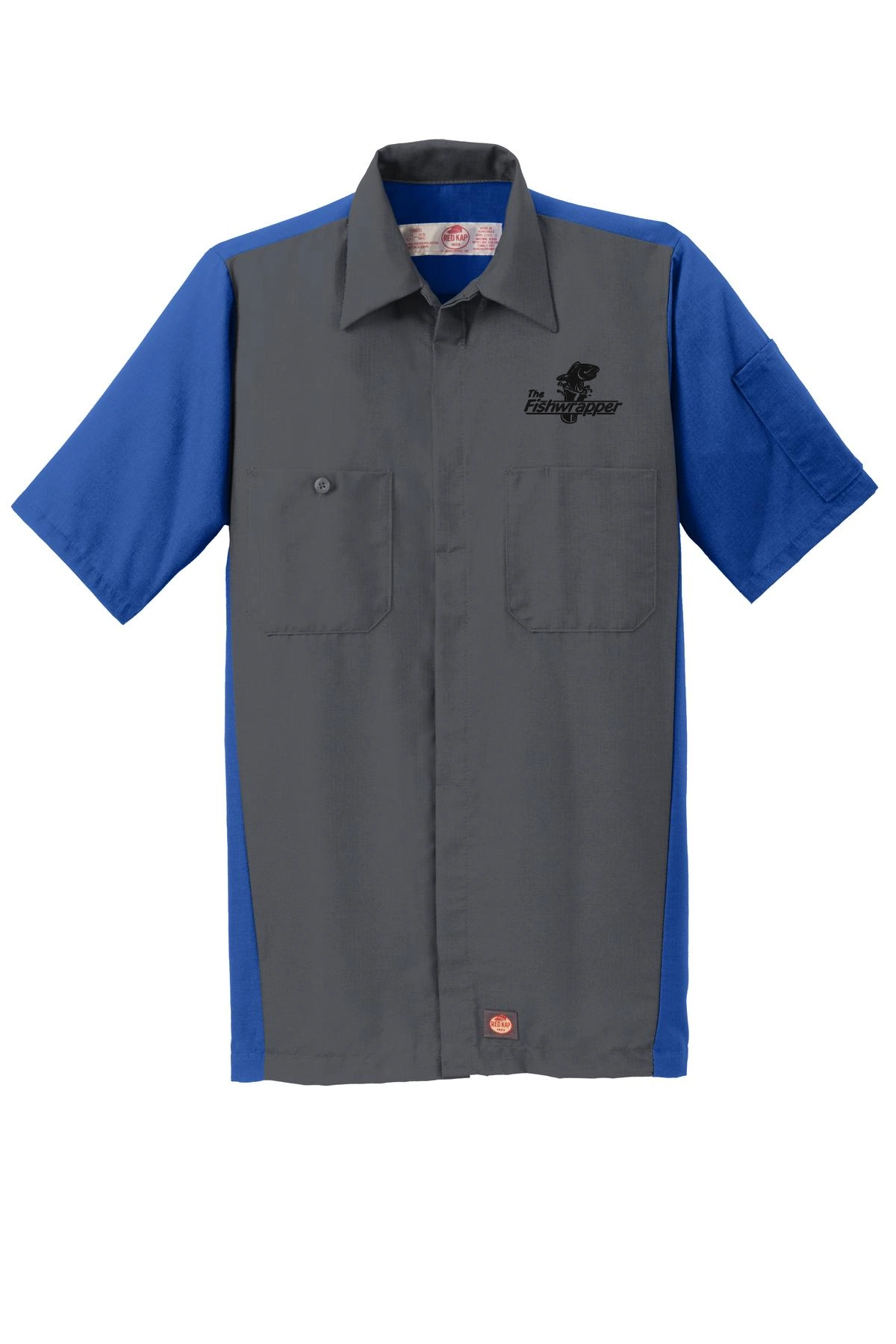 Variant Image for SY20 - Red Kap - Short Sleeve Automotive Crew Shirt - FW - 1 Color Black - Website Little Mountain Printing