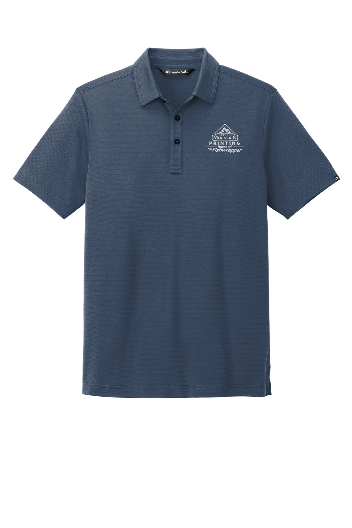 Variant Image for TM1MY399 - TravisMathew Bayfront Solid Polo - LMP - 1 Color - White - Website Little Mountain Printing