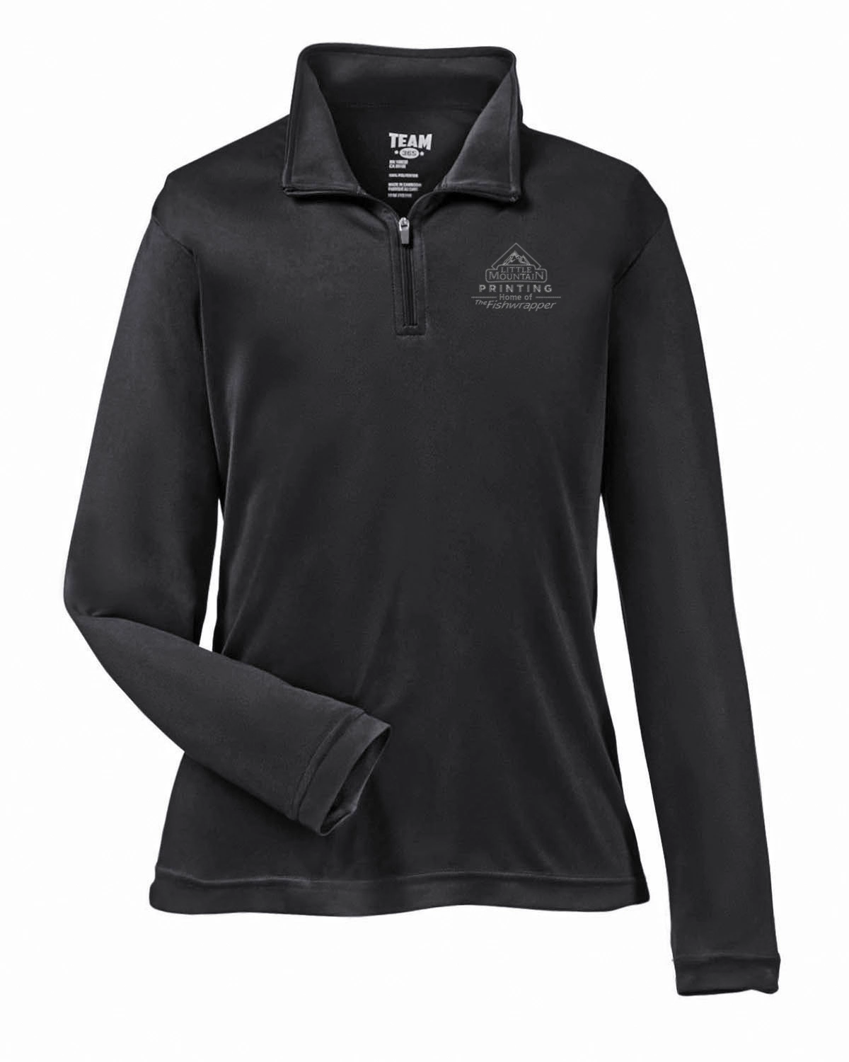 Variant Image for TT31Y - Team 365 Youth Zone Performance Quarter-Zip - LMP - 1 Color - Two Tone - Website Little Mountain Printing