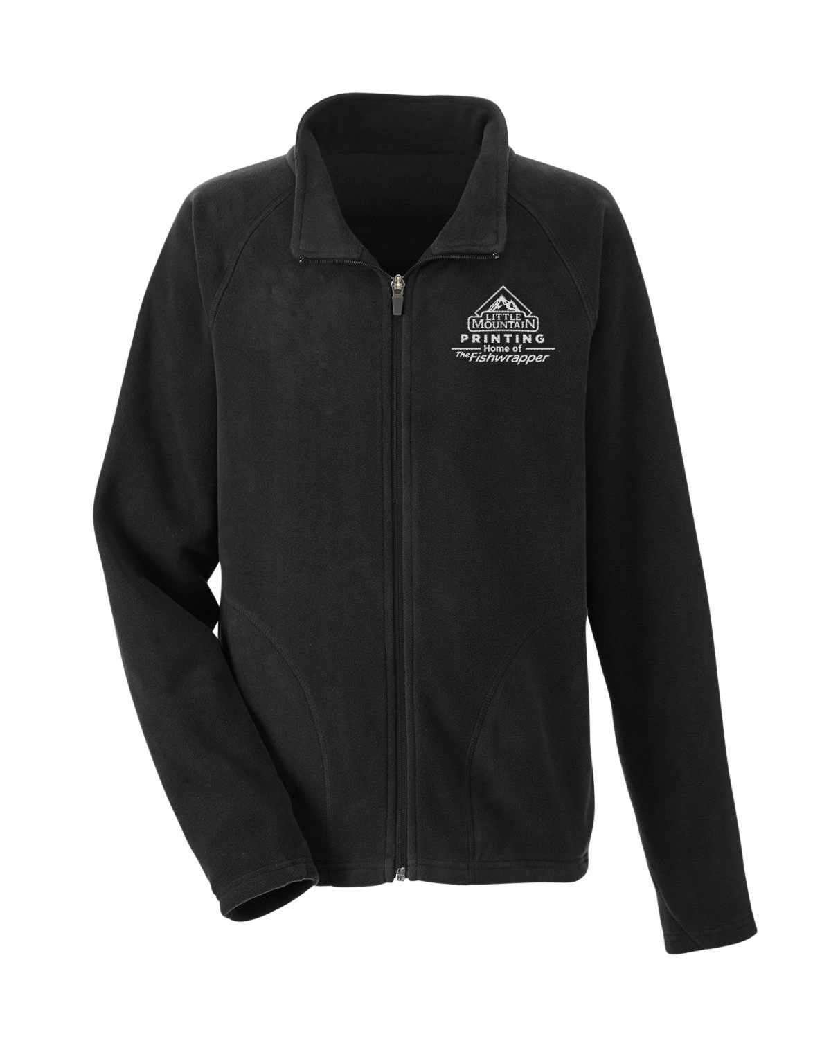 Variant Image for TT90Y - Team 365 Youth Campus Microfleece Jacket - LMP - 1 Color - White - Website Little Mountain Printing
