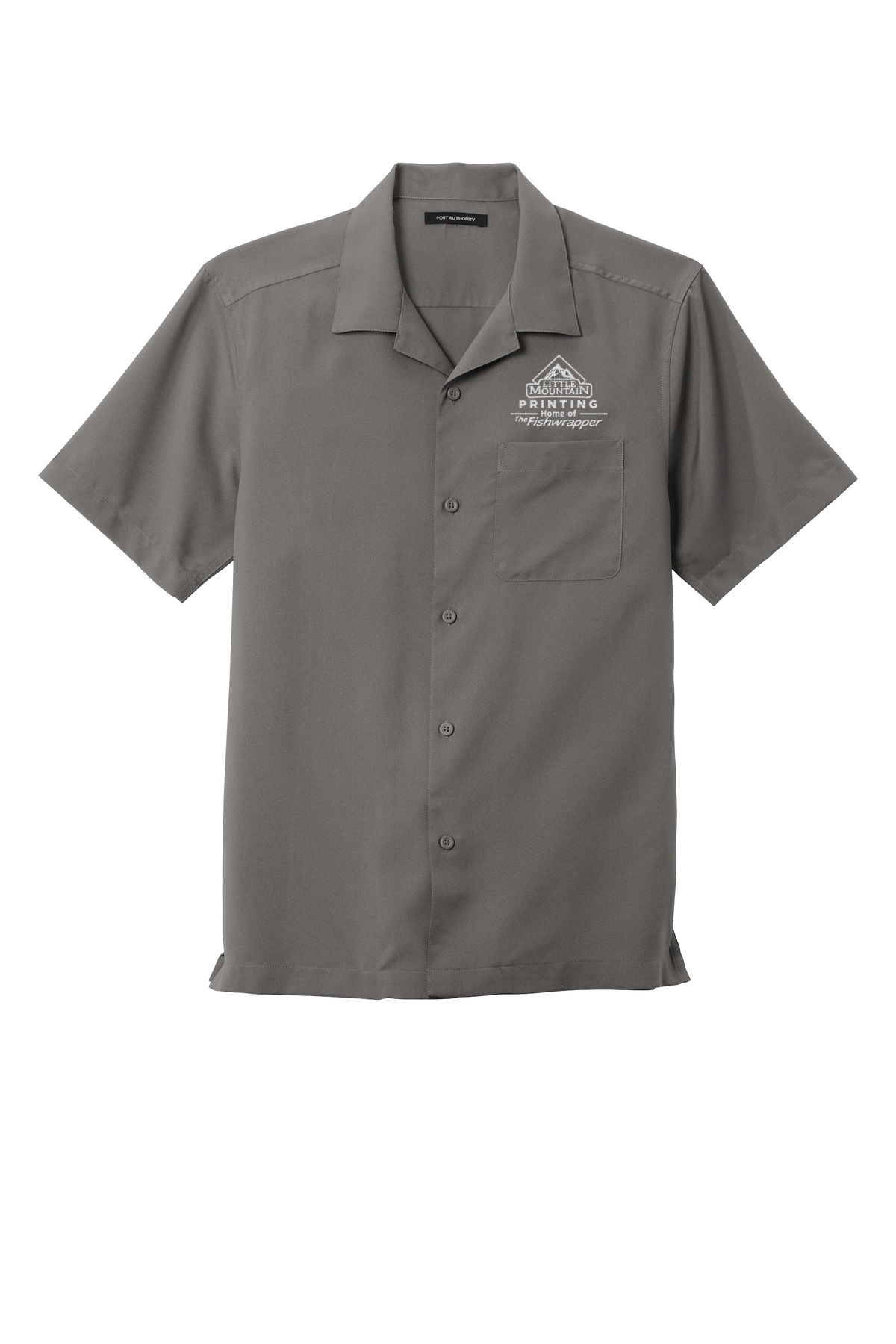 Variant Image for W400 - Port Authority ® Short Sleeve Performance Staff Shirt - LMP - 1 Color - White - Website Little Mountain Printing
