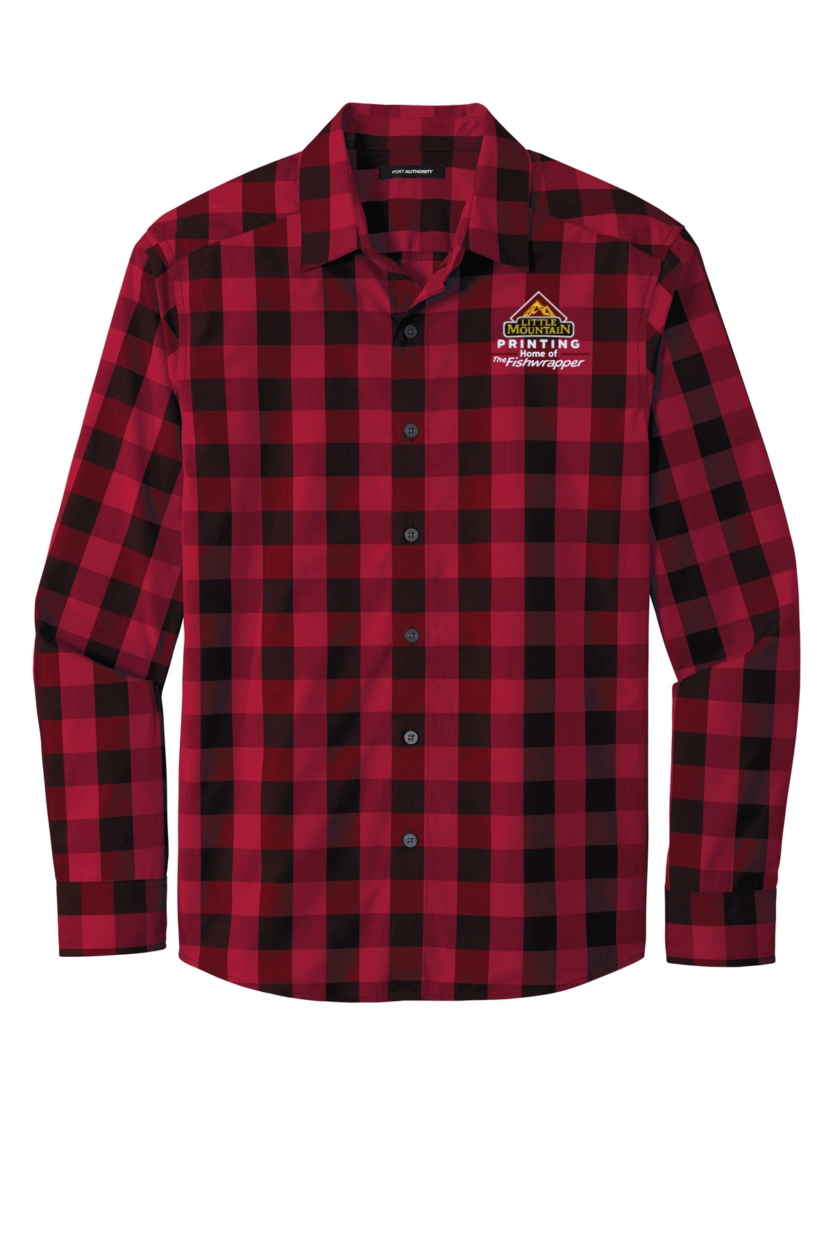 Variant Image for W670 - Port Authority ® Everyday Plaid Shirt. - LMP - 3 Color - Maroon,White,Gold - Website Little Mountain Printing