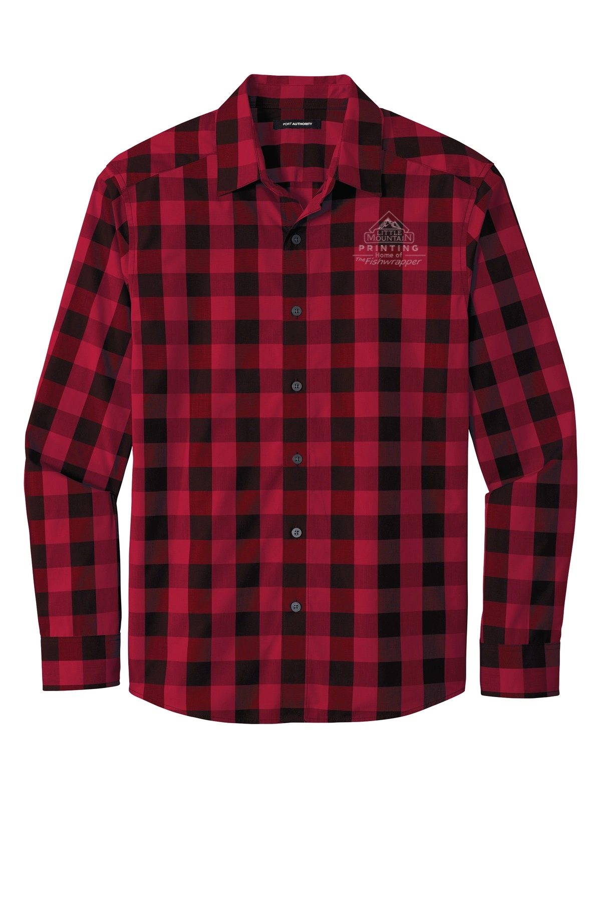 Variant Image for W670 - Port Authority ® Everyday Plaid Shirt. - LMP - 1 Color - Two Tone - Website Little Mountain Printing