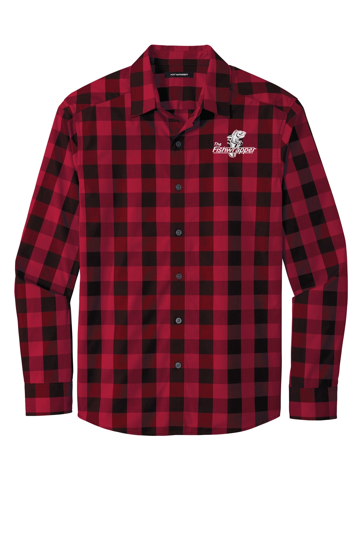 Variant Image for W670 - Port Authority ® Everyday Plaid Shirt. - FW - 1 Color White - Website Little Mountain Printing