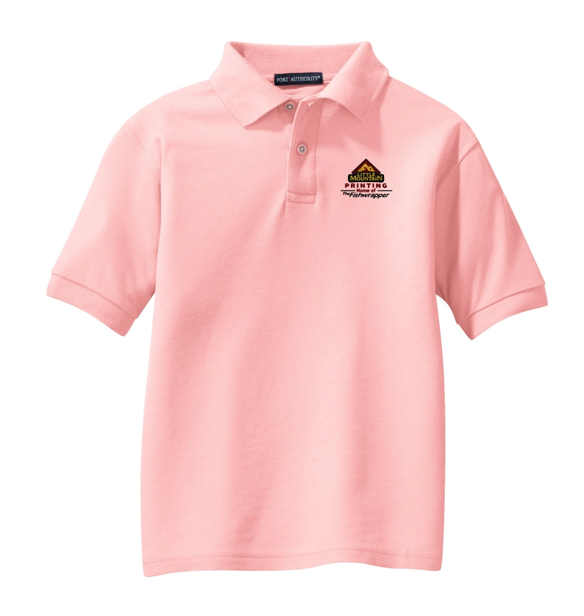 Variant Image for Y500 - Port Authority® Youth Silk Touch™ Polo - LMP - 3 Color - Maroon,Black,Gold - Website Little Mountain Printing