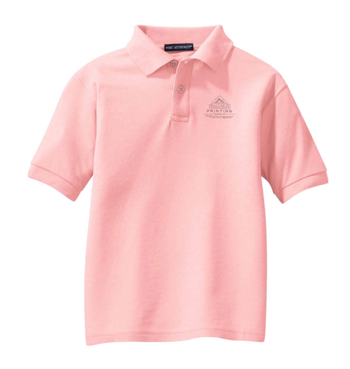 Variant Image for Y500 - Port Authority® Youth Silk Touch™ Polo - LMP - 1 Color - Two Tone - Website Little Mountain Printing