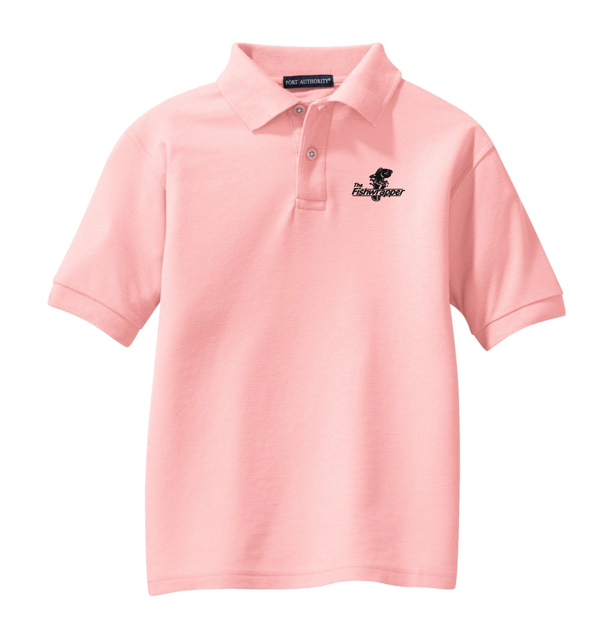 Variant Image for Y500 - Port Authority® Youth Silk Touch™ Polo - FW - 1 Color Black - Website Little Mountain Printing