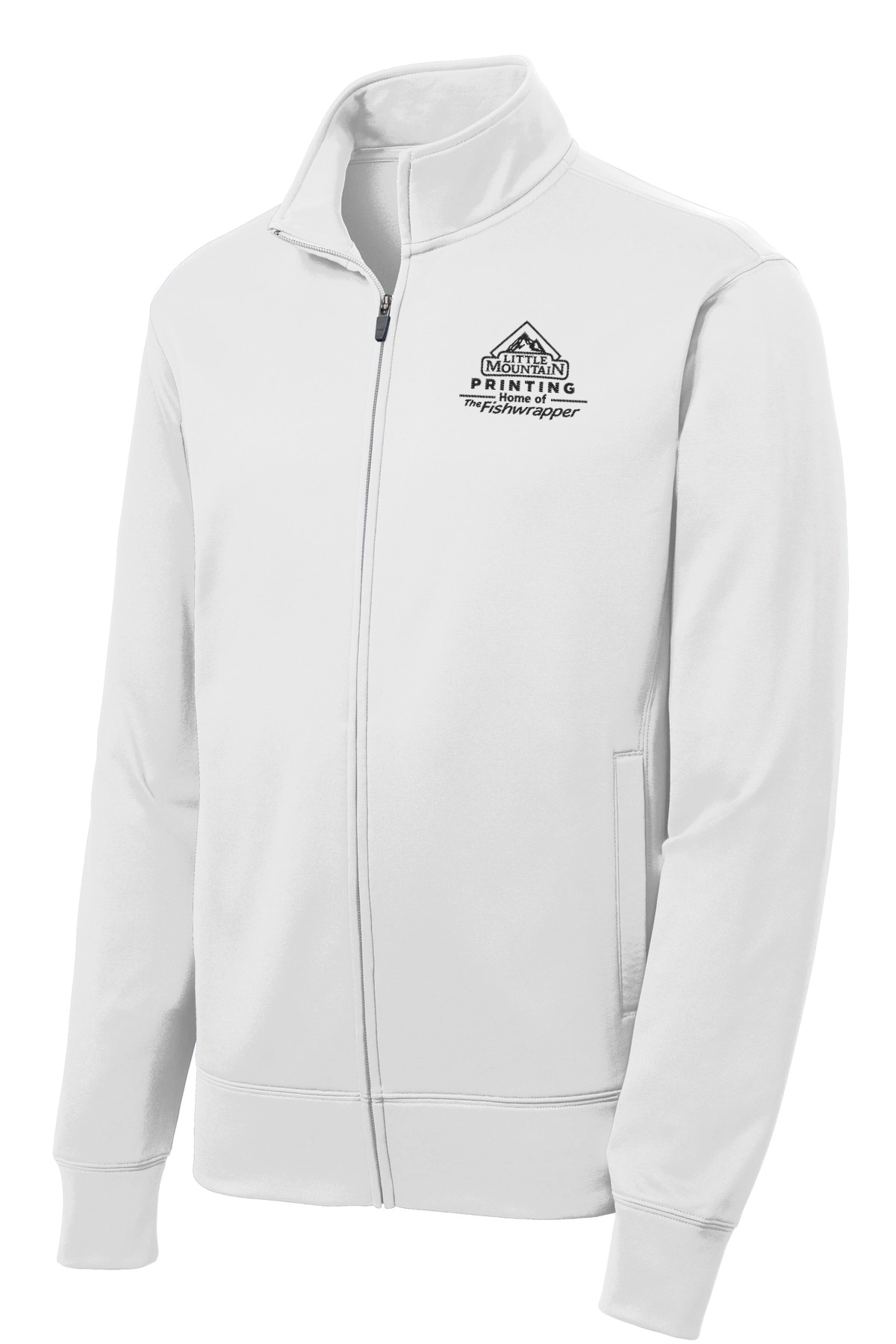 Variant Image for YST241 - Sport-Tek® Youth Sport-Wick® Fleece Full-Zip Jacket - LMP - 1 Color - Black - Website Little Mountain Printing