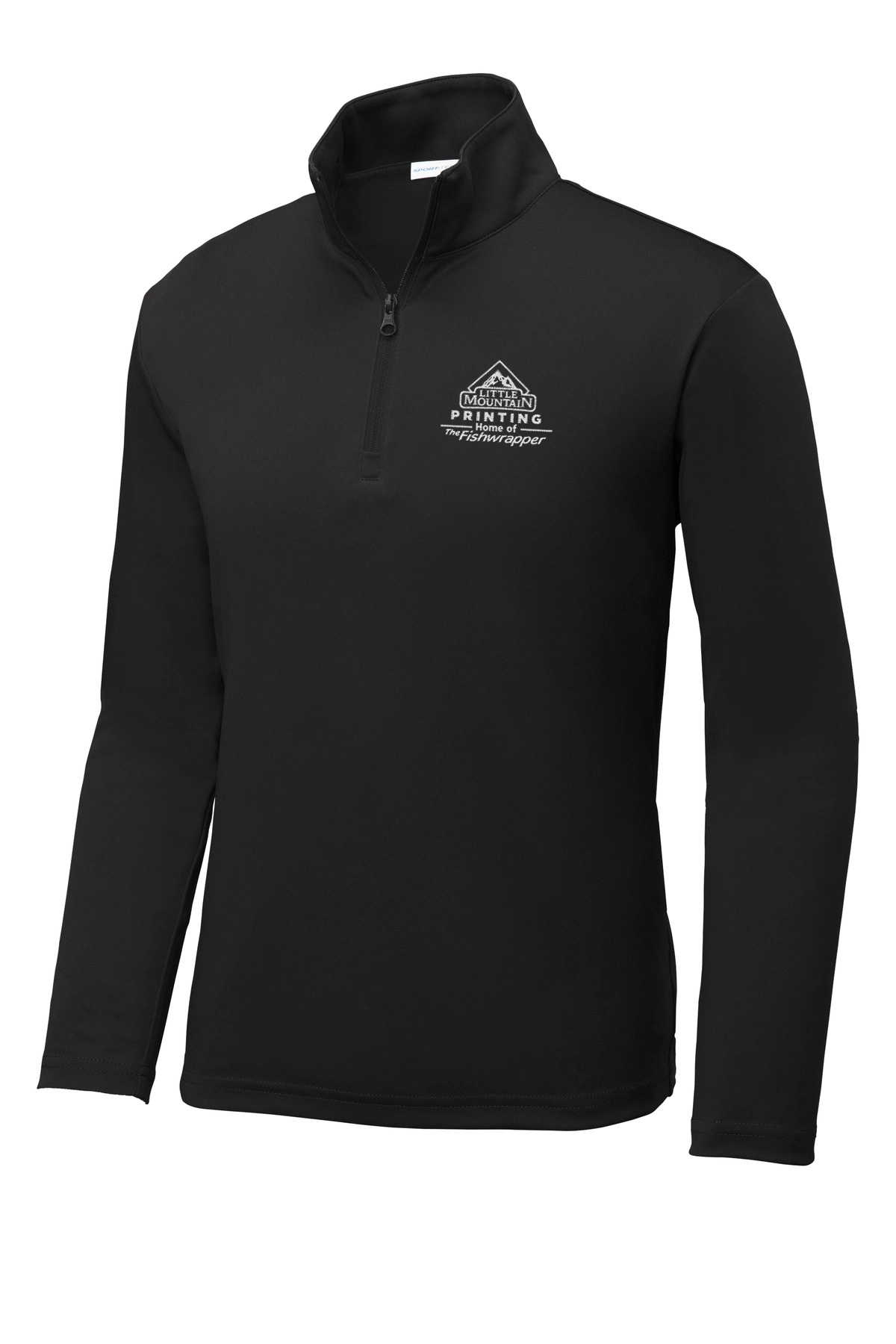 Variant Image for YST357 - Sport-Tek ®Youth PosiCharge ®Competitor ™1/4-Zip Pullover - LMP - 1 Color - White - Website Little Mountain Printing