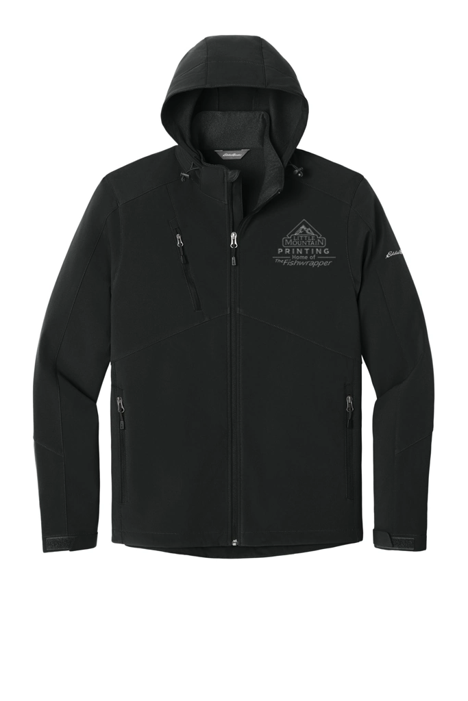 Variant Image for EB536 - Eddie Bauer® Hooded Soft Shell Parka - LMP - 1 Color - Two Tone - Website Little Mountain Printing