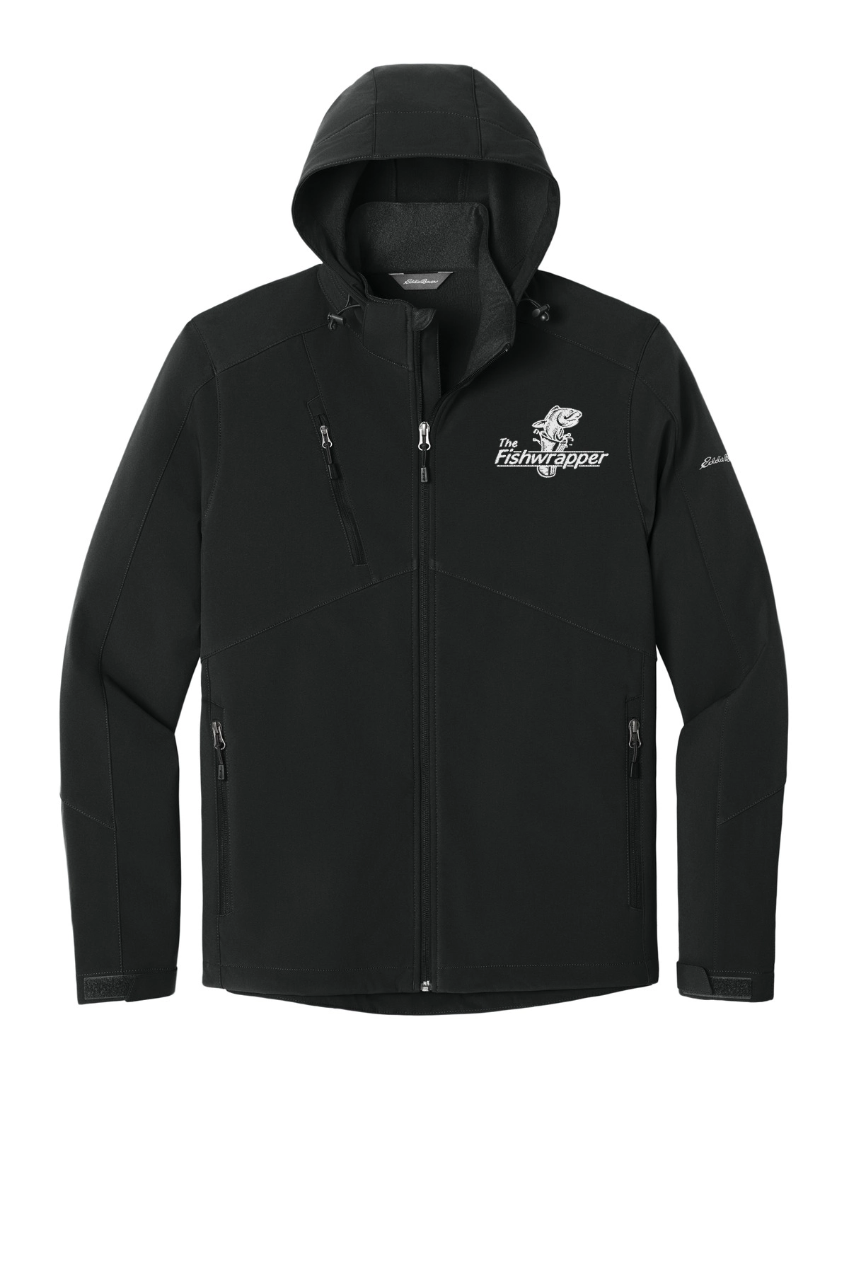 Variant Image for EB536 - Eddie Bauer® Hooded Soft Shell Parka - FW - 1 Color White - Website Little Mountain Printing