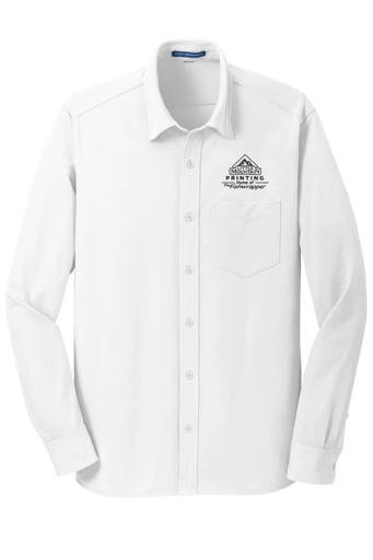 Variant Image for K570 - Port Authority® Dimension Knit Dress Shirt. - LMP - 1 Color - Black - Website Little Mountain Printing